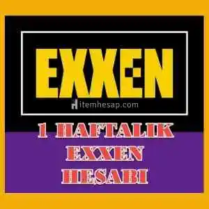 1 Haftalık Reklamsız Exxen Hesabı