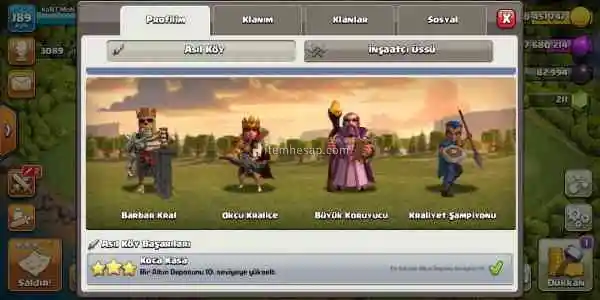 Clash of clans hesap satışı