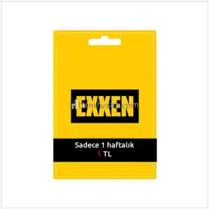 EXXEN 1 HAFTALIK GARANTİLİ HESAP SADECE 5,25TL