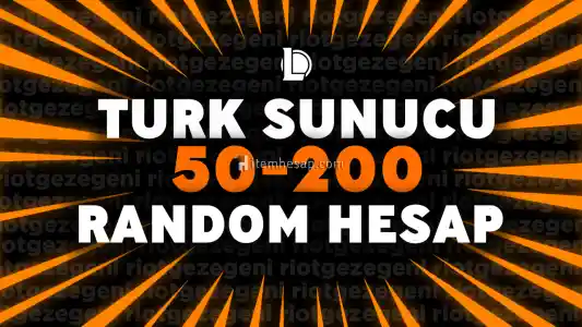 TR SUNUCULU 50-200 SKİN ARASI LOL RANDOM