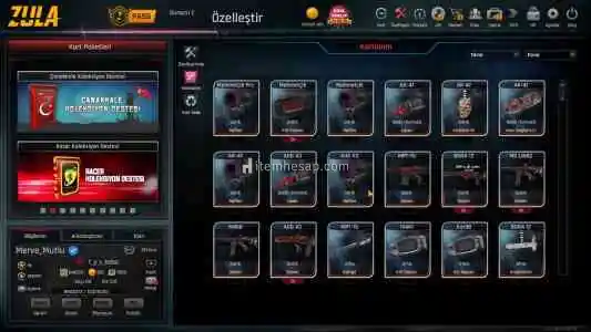 zula hesap acil satılık