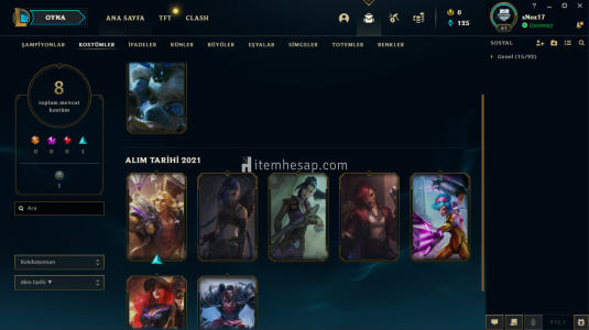 LOL UYGUN FİYATA GÜZEL HESAP