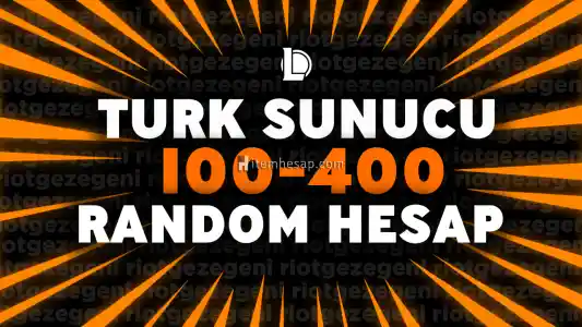 0 TR 100-400 SKİN ARASI LOL RANDOM