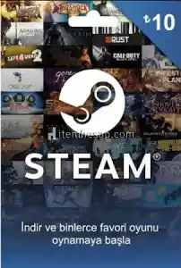 Steam Cüzdan Kodu 10TL