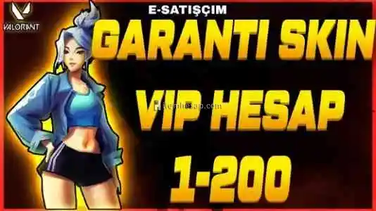 100%TR VIP 1 ALANA 1 BEDAVA 1-200 RANDOM SKİNLİ HESAPLAR