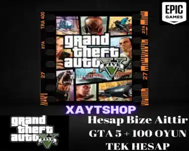 GTA 5 + BOL OYUNLU EPİC HESABI + GARANTİ!