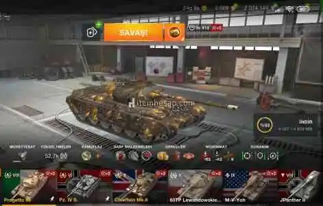 World of tanks blitz hesap