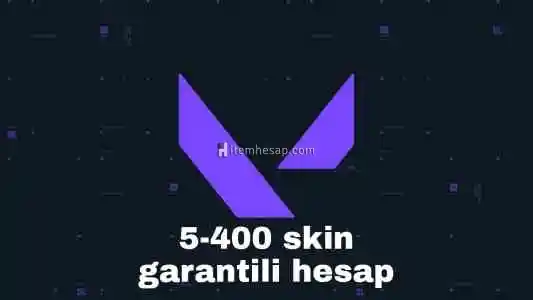 5-400 skin garantili valorant hesap