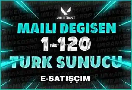 (İNDİRİM) MAİL DEĞİŞEN TR 1-120 SKİN VIP RANDOM