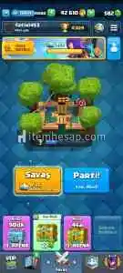 Oyunu bıraktığımdan dolayı satılık  clash royale hesabı