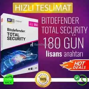 Bitdefender Total Security 180 Gün Premium Lisans Anahtarı