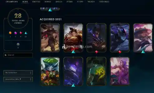 EUW HESAP GÜZEL SKİNLİ