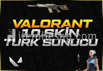 valorant 10-120 arası skin garantili