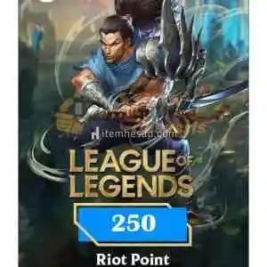 250 Rp 250 Riot Points Türkiye 5 Dakika İçinde Teslimat