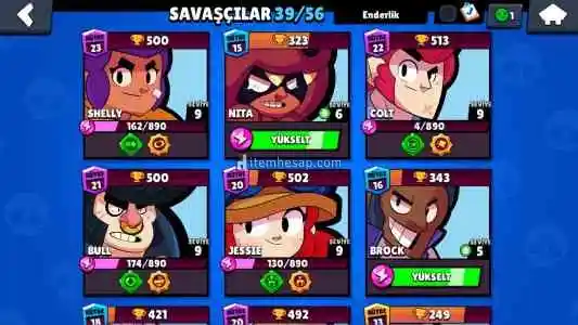 SATILIK EFSANEVİLİ BRAWL STARS HESABI