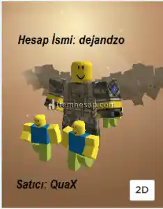 Roblox 1040 Robux Değerinde Hesap