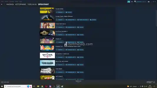 STEAM HESABI UYGUN PİYASA DEĞERİ 500-700