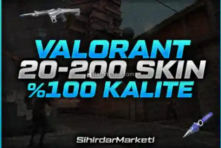 VALORANT KALİTELİ 20-120 SKİN HESAPLAR