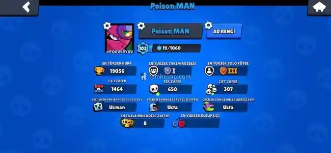 Brawlstars temiz hesap