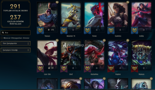 League of legends satılık hesap paraya ihtiyaçdan dolayı satılmaktadır...