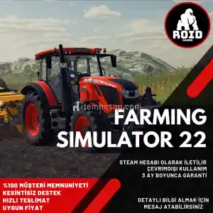 Farming Simulator 22 Steam Hesabı + Hediye