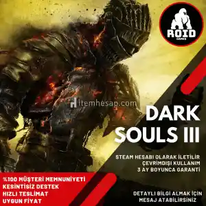 Dark Souls 3 Steam Hesabı