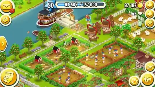 50lvl Hayday Herşeyi aktif ucuz köy