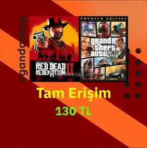 Grand Theft Auto V + Red Dead Redemption 2 Tam Erişim