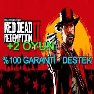 RDR 2 + 2 Hediye Oyun - Red Dead Redemption 2 - Garanti Destek