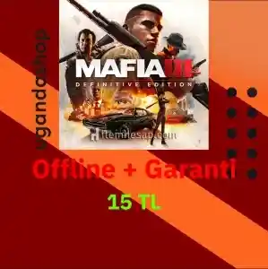 Mafia 3 Definitive Edition Offline Steam + Garanti