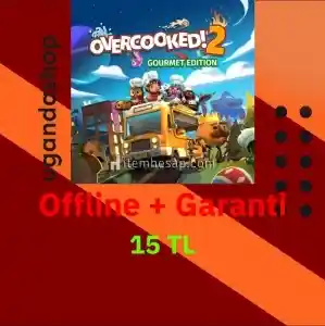 Overcooked 2 Gourmet Edition Offline Steam Hesap + Garanti