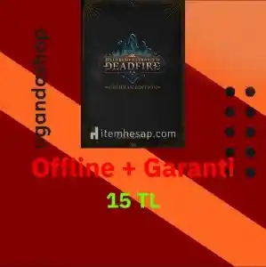 Pillars Of Eternity 2 II Deadfire Obisidan Edition Offline Steam Hesap + Garanti