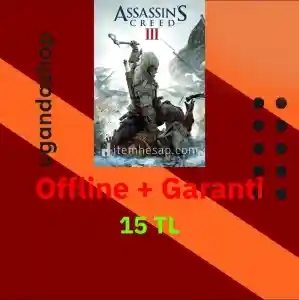 Assassin's Creed 3 III Offline Ubisoft Connect Hesap + Garanti