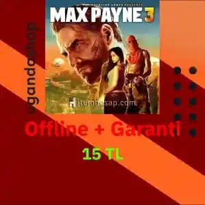 Max Payne 3 Offline Steam Hesap + Garanti