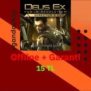 Deus Ex Human Revolution Director's Cut Offline Steam Hesap + Garanti