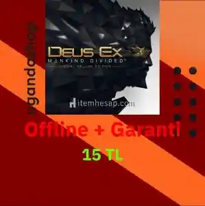 Deus Ex Mankind Digital Deluxe Edition Offline Steam Hesap + Garanti