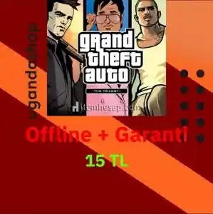 Grand Theft Auto The Trilogy Offline Steam Hesap + Garanti