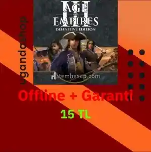 Age of Empires 3 Definitive Edition Offline Steam Hesap + Garanti