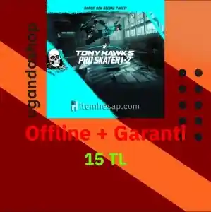 Tony Hawks Pro Skater 1+2 Deluxe Edition Offline Epic Games Hesap + Garanti