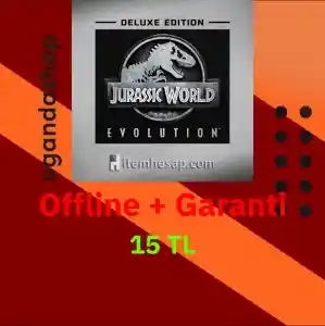 Jurassic World Evolution Deluxe Edition Offline Steam Hesap + Garanti