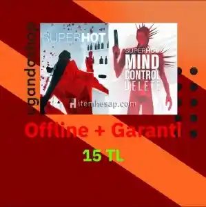 Superhot + Superhot Mind Control Delete Offline Epic Games Hesap + Garanti