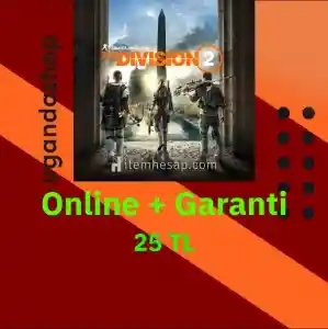 Tom Clancy's The Division 2 Online Ubisoft Hesap + Garanti