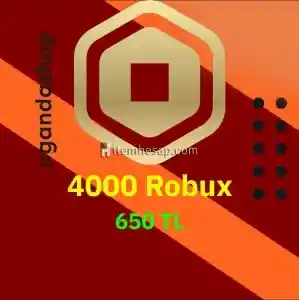 Roblox 4000 Robux (Komisyon Karşılanır.)