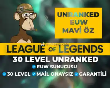 EUW 30 LEVEL UNRANKED HESAP