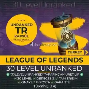 ⭐️LoL TR Kapsüllü 30 Level Unranked Hesap⭐️