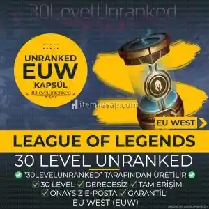 ⭐️LoL EUW Kapsüllü 30 Level Unranked Hesap⭐️