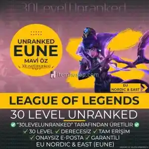 ⭐️LoL EUNE 50K+ ÖZ 30 Level Unranked Hesap⭐️