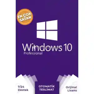 Windows 10 Pro Orjinal Lisans Anahtarı