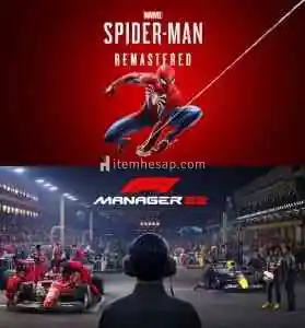 Marvels Spiderman + F1 Manager 2022 + Garanti Destek