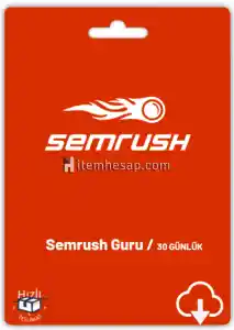 SEMRUSH GURU 1 AYLIK PAKET